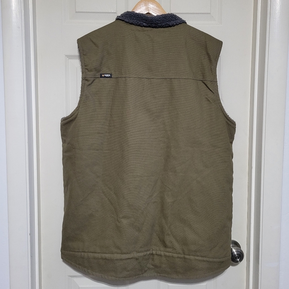 Men's Big and Tall Hawx Medium work vest Cotton shell and Polyester lining - Picture 10 of 14